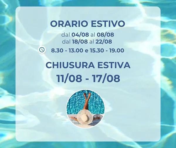 chiusura estiva